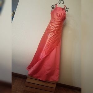 Pretty sunset orange dress